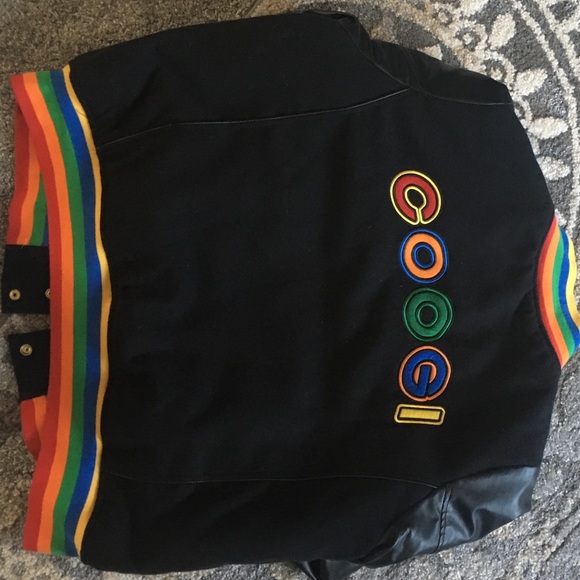 Coogi Rainbow Bomber Jacket - Picture 2 of 2